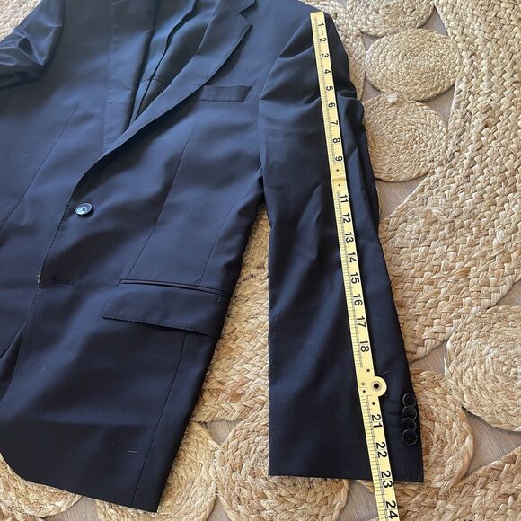 Men's Hugo BOSS Size 34R 28R Guabello Super 120 Virgin Wool Italian Suit - Picture 13 of 13